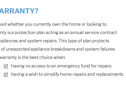 appliance warranty independence